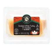 Deli Express Smoked White Turkey and Cheddar Slider, 4.3 Ounce -- 8 per case.