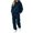 Navy, variant on 2 Piece Set for Women Fall Outfits Sweatsuits | Oversized Hoodie Jogger Sweatpants Matching Set, Comfy Lounge Wear, Casual Airport Travel Clothing