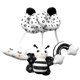 thumbnail image 1 of Juguete Colgante Para Niños, Animal De Peluche En Espiral, Blanco Y Negro, 1 of 4