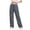 *Gray, variant on Women's High Waist Wide Leg Cargo Pants,Drawstring Parachute Pants For Women,Ladies Y2K Streetwear Hiking Trousers with Pockets,Purple,S-2XL