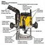 DEWALT Router, Plunge Base, 10-Amp, 2 HP (DW621)
