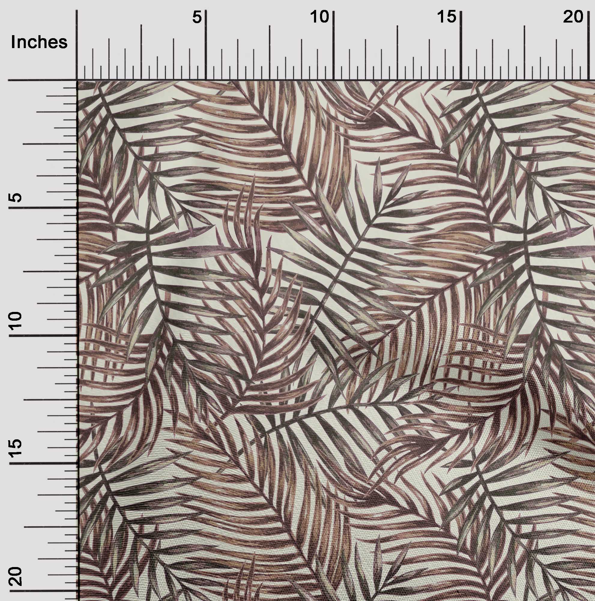 oneOone Cotton Flex Beige Fabric Leaves Quilting Supplies Print Sewing Fabric By The Yard 40 Inch Wide