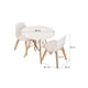 thumbnail image 2 of Mesa Circular Berlin - 2 Sillas Frankfurt (Gris), 2 of 2