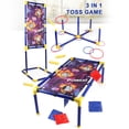 thumbnail image 3 of Cornhole Set, 3 in 1 Interactive Toss Ring Game  for Indoor Outdoor, 3 of 7