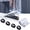 White, variant on LOVE EYE 3 Layers Zipper Pipe Insulation Covers, 72x10.2 Inch 600D Outdoor HVAC Pipe Insulation Covers with 4 Adjustable Straps, Sturdy and durable for Sun, Rain & Winter Freeze Protection (Black)