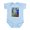 Sky Blue, variant on CafePress - Desert Night, Bright, Infant Bodysuit - Baby Light Bodysuit, Size Newborn - 24 Months