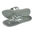 thumbnail image 2 of StarBay Women's Metallic Double Helix Strap Flat Thong Sandal Flip-flops, 2 of 3