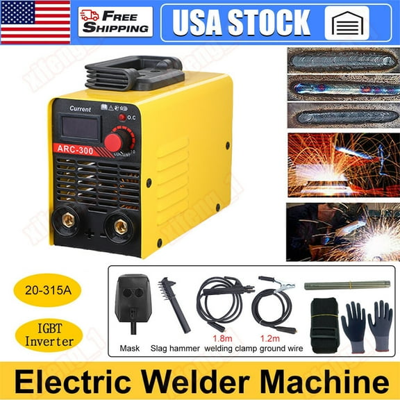 300AMP 110V Mini Welding Machine Inverter IGBT DC ARC MMA Stick Welder w/ Cable