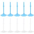 thumbnail image 2 of MIANGASTORE Support Transparent pour Poupées (Bleu Transparent), 2 of 9