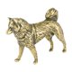 thumbnail image 2 of Estatua perro latón, adorno escritorio, decoración artesanal para escritorio, escultura perro, figura animal para estanterías libros A, 2 of 8