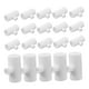 thumbnail image 4 of Bebedero para pollos de 20 piezas, piezas en T de PVC, bebedero automático para aves de corral, accesorios de PVC, conexión de vaso para beber engrosa, 4 of 7