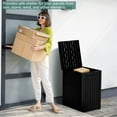 thumbnail image 6 of 48 Gallon Resin Delivery Box, Waterproof Outdoor Storage Box for Packages - Black, 6 of 8