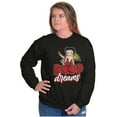 thumbnail image 4 of Betty Boop Cartoon Cherry Dreams Women Crewneck Sweatshirt Brisco Brands S, 4 of 5