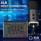 thumbnail image 3 of Mezclador de Audio para Juegos, Mezclador de Transmisión RGB para PC con Interfaz de Micrófono XLR, Atenuador de Volumen, Alimentación Fantasma de 48 V para Podcast, 3 of 5