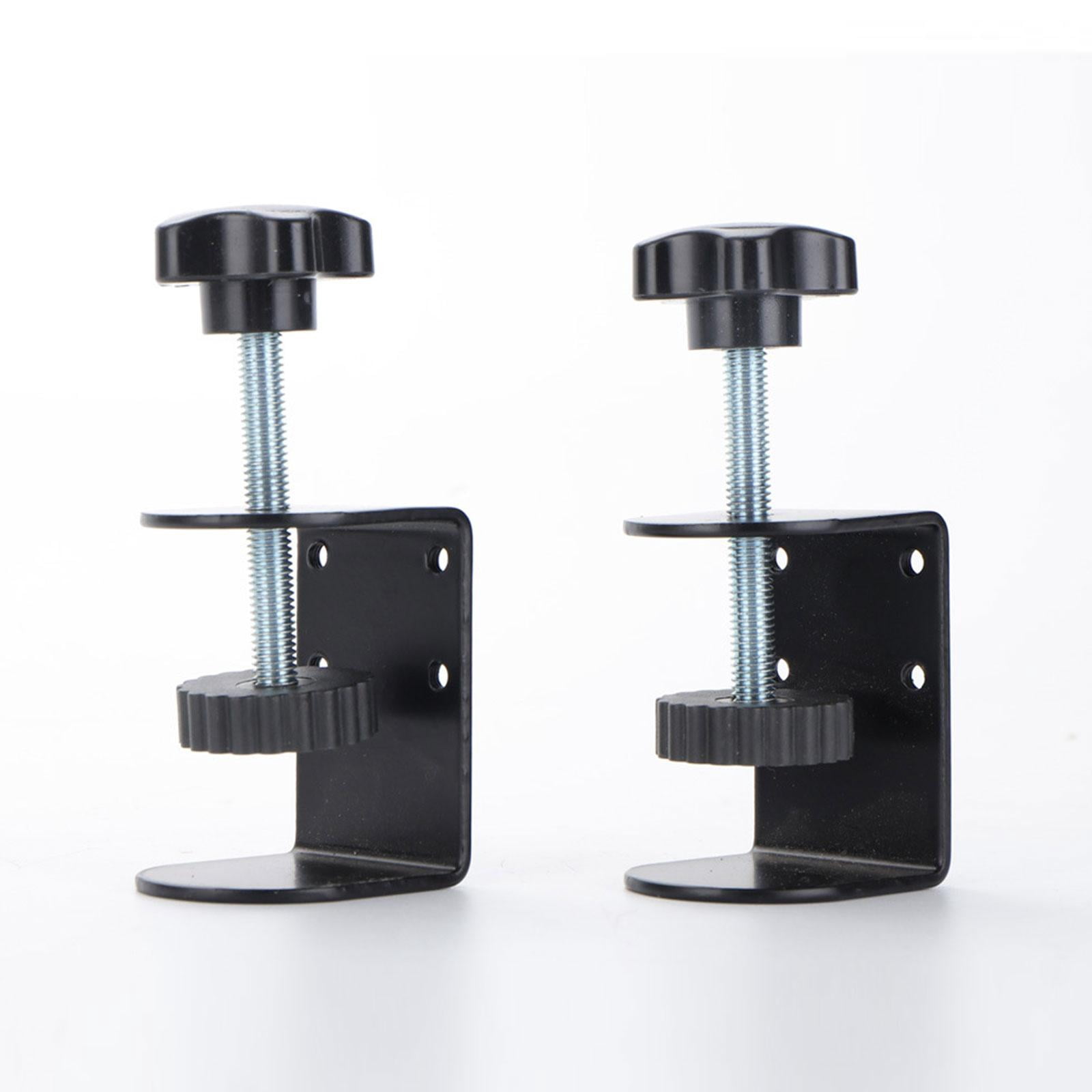 Under Desk Keyboard Tray Clamp Folding Bracket Adjustable for Home Office for 1-8cm Thickness