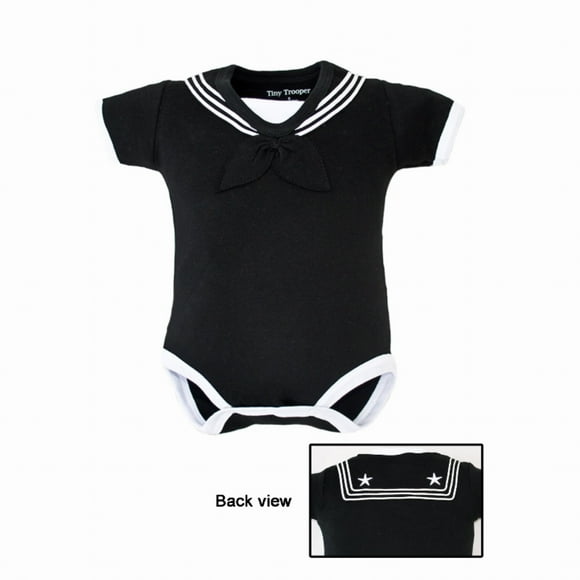 Navy Baby Sailor Bodysuit