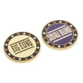 thumbnail image 2 of Tachiuwa 2Pieces Dealer Button Chips Big/Small Texas Holdem Game Accs, 2 of 7