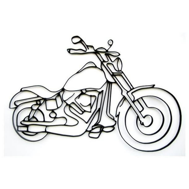 World Unique HD-1125 Motorcycle & Harley Davidson - 32 x 20 x 0.5 in.