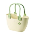 thumbnail image 4 of Organizador de ducha portátil Canasta de dormitorio Cesta de baño Impermeable de almacenamiento de almacenamiento Bin Organizador de almacenamiento de beige crema, 4 of 8