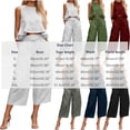 thumbnail image 3 of mihongmao Elegant Outfits for Ladies 2026 Holiday Party Sets Fahion Women's 2 Piece Sleeveless Crop Tops Cropped Pants Set Solid Gray M, 3 of 5