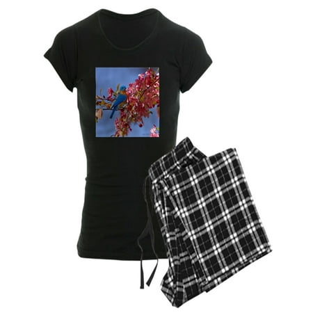 

CafePress - Bluebird In Blossoms Pajamas - Women s Dark Pajamas