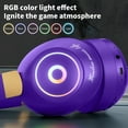 thumbnail image 5 of KQJQS Bluetooth Headset with RGB Lights, Wireless & Wired Stereo, Foldable Design, Soft Memory Earmuffs, 50-Hour Battery, Compatible with Phones & Tablets, 5 of 6