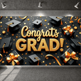 thumbnail image 6 of Pink Theme Graduation Banner Graduation Cap Design Class of 2026 Display Polka Dot Balloons Star Decorations Graduation Backdrop for Graduation Ceremony Class of 2026 Party Graduation Photo Shoot, 6 of 9