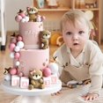 thumbnail image 3 of Zafena 34 decoraciones de pastel de oso con estrellas, decoraci&oacute;n de pastel de perlas para ni&ntilde;os, ni&ntilde;as, baby shower, decoraci&oacute;n de fiesta de cumplea&nt, 3 of 6