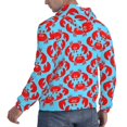 thumbnail image 3 of Hoodies for Men - Cartoon Crabs Long Sleeve Comfrt Men'S Fashion Hoodies & Sweatshirts, Sweatshirts for Men Hoodies Pullover Clothing Clothes with Pouch, 3 of 7