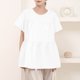 thumbnail image 1 of mfyjkho Tops De Tallas Grandes, Blusas Casuales De Moda Para Mujer, Con Botones, Manga Corta Y Cuello Redondo Tops De Tallas Grandes M, 1 of 4