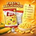 thumbnail image 4 of Gusto Salted Corn Puffs from IGNIRA, Crunchy Corn Puffs Snack, Light Corn Snack, Vegan Corn Snack for Kids & Adults, Perfect On-the-Go Snack (2.99oz/bag), 4 of 8