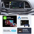 thumbnail image 2 of Riwesomey Reproductor Multimedia 2Din de 7 pulgadas, estéreo, Radio FM automática, reproductores MP5 ligeros portátiles, grabadora de vídeo Combinaciones de reproductor de DVD/TV para coche Riwesomey VI021992-00B, 2 of 6