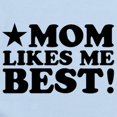 thumbnail image 2 of CafePress - Mom Likes Me Best Infant Bodysuit - Baby Light Bodysuit, Size Newborn - 24 Months, 2 of 4