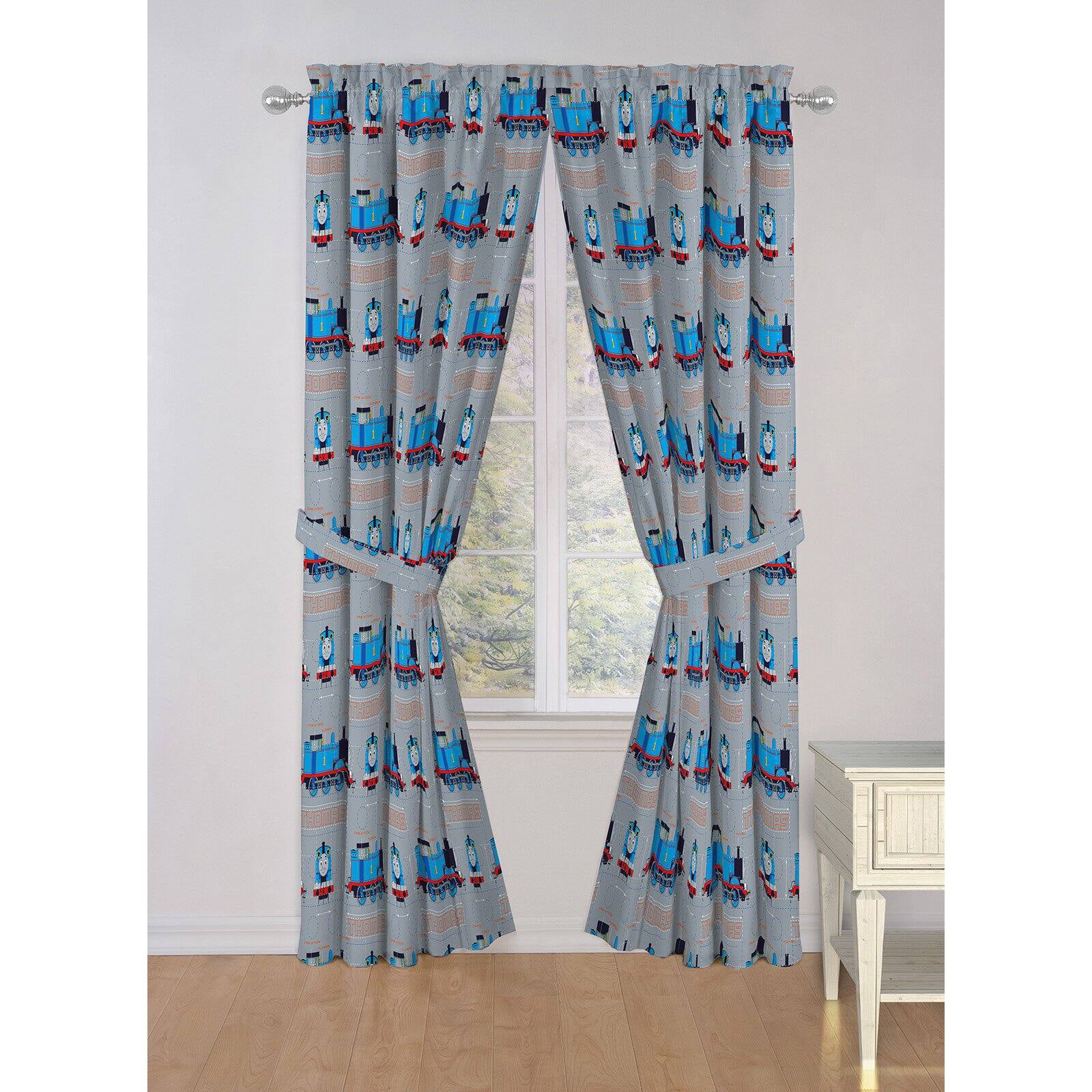 SHOP Thomas The Tank Engine Range Of Curtains Cushion Covers And Lamp Shades 