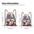 thumbnail image 4 of Lsque Bluey Print Drawstring Backpack Bag Sport Gym Sackpack Cinch Bags Drawstring Bags Draw String Sport Bag-Medium, 4 of 8