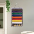 Martial Arts Belt Organizer Holds 5 Medals Kids Adults Bag Holder