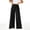 Black, variant on WIZUTIZ Women's New Ruffled Sweat Pants High Waist Baggy Joggers Gym Binding Trousers Ladies Beach Hiking Pants with Pockets up to 45% Off