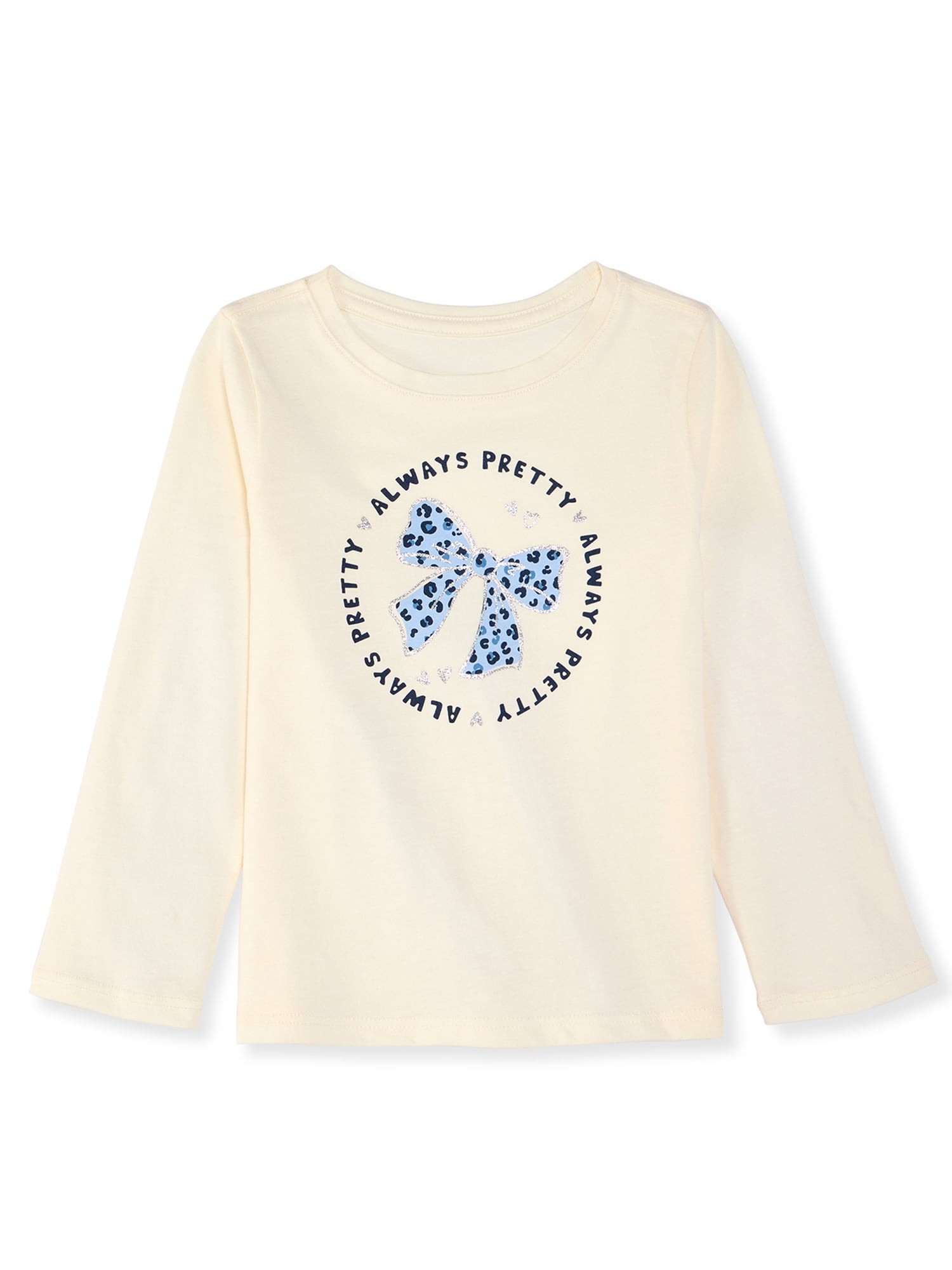 Garanimals Baby & Toddler Girl Long Sleeve Shirts, Single & 3-Pack, Sizes 0-6T