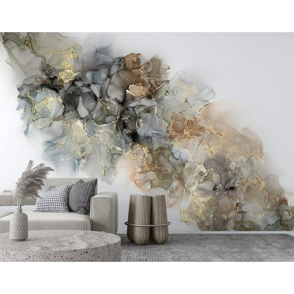 Muravie Smoky Marble Wallpaper