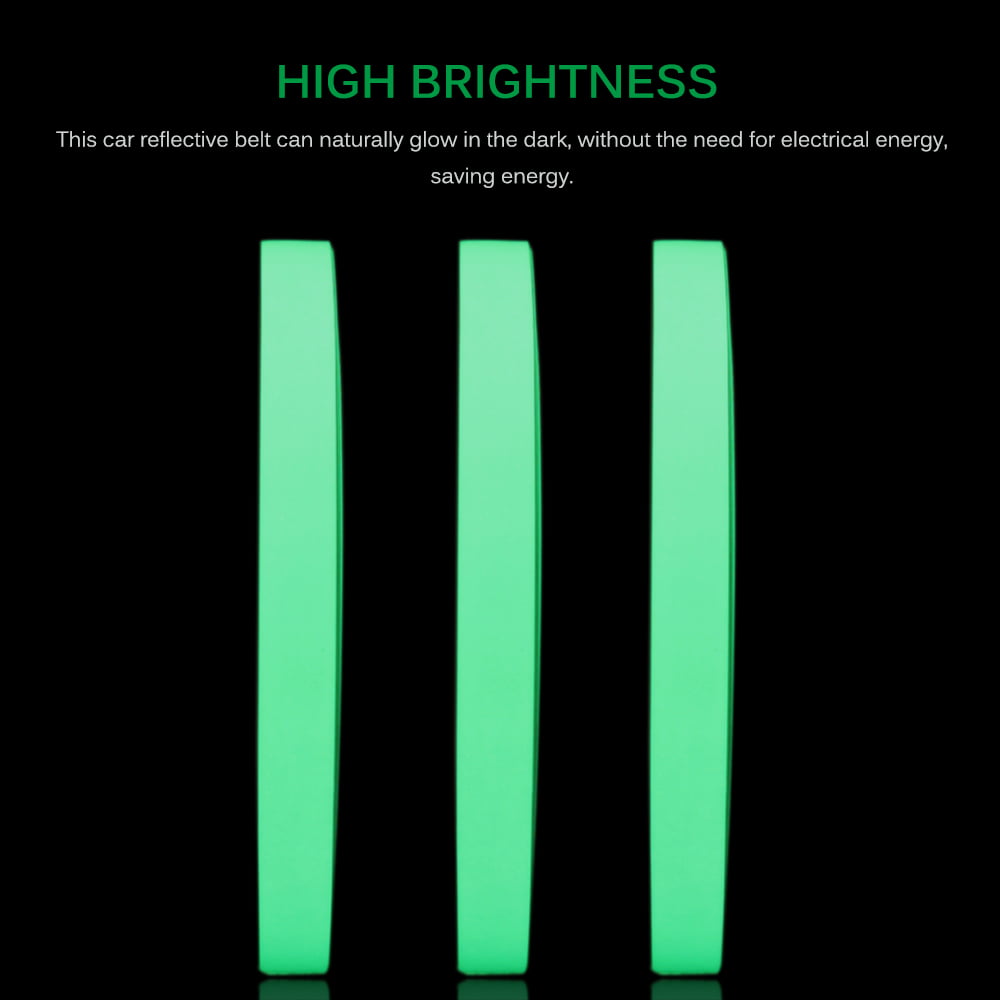 Reflective Tape Car Stickers Light Luminous Warning Glow Night Tapes HO 