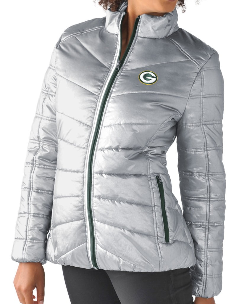 Green Bay Packers Women's NFL G-III "Rise Up" Full Zip Quilted Jacket by G-III Sports