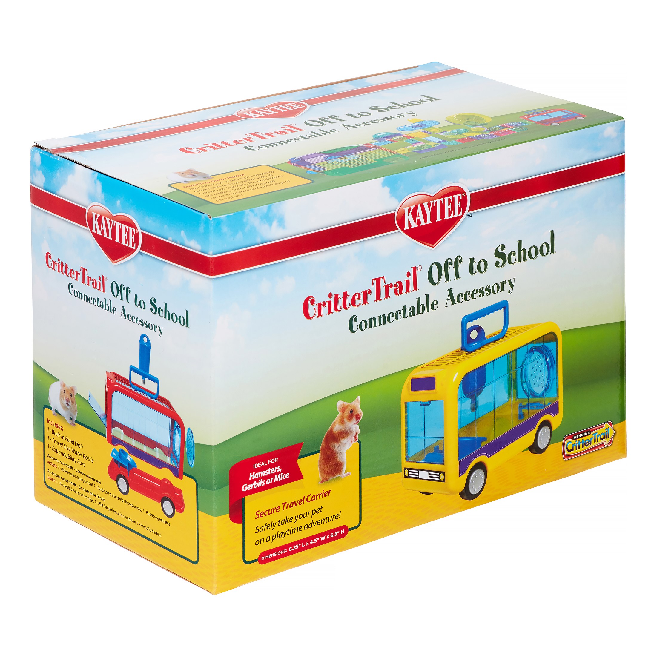 Kaytee CritterTrail Off to School Small Animal Habitat, Small, Assorted Colors - image 2 of 2