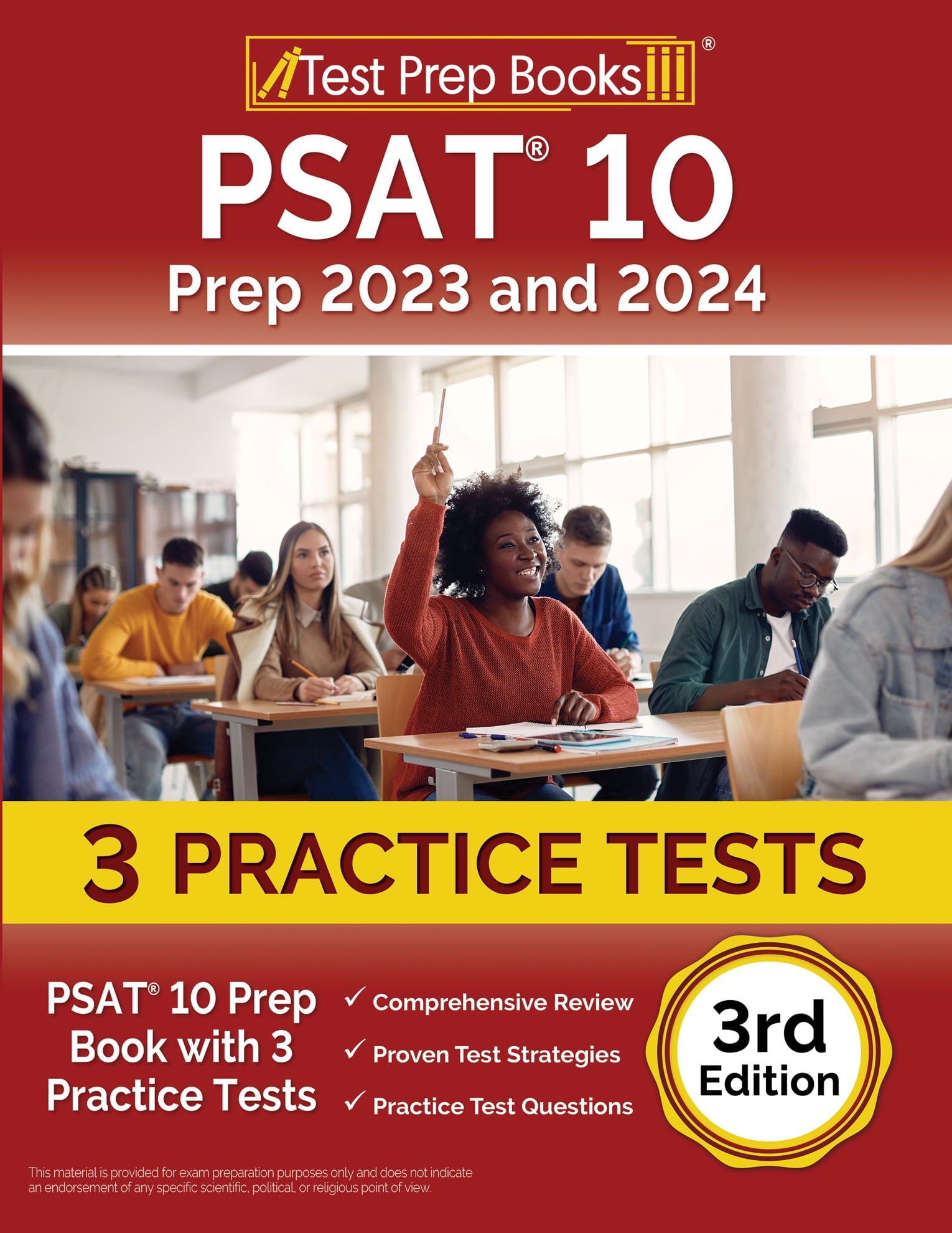 PSAT 10 Prep 2023 and 2024 PSAT 10 Prep Book with 3 Practice Tests