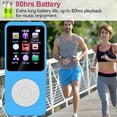 thumbnail image 2 of Likrtyny MP3-Плеер с экраном 1 8 дюйма  музыкальный проигрыватель Type-C  Bluetooth-Совместимый  5 4 (синий), 2 of 9