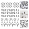 thumbnail image 2 of Miangastore 1 Set of Jewelry Making Accessories Set Fold Over Cord Ends Jump Rings Lobster Claw Clasps, 2 of 8