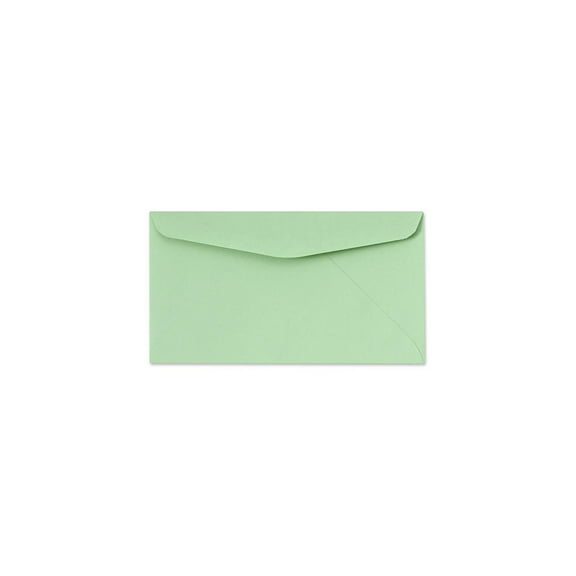 LUX 3 5/8" x 6 1/2" #6 3/4 60lbs. Regular Envelopes Pastel Green 72652-50