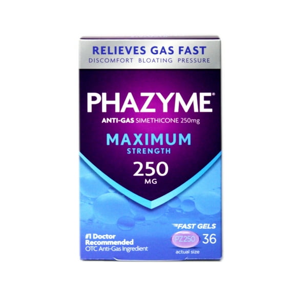 Phazyme Maximum Strength Softgels, 36 Each