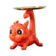 thumbnail image 5 of Estatua de Dragón chino BLESIY de resina naranja decoración de año Nuevo Chino, 5 of 8