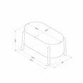 thumbnail image 2 of South Shore Flam, Scandinavian Bench,  Beige, 2 of 10
