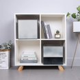 thumbnail image 3 of Collapsible Oxford Fabric Storage Cubes with Handles, Large Mid Foldable Oxford Cloth Bins Set of 2/6, Closet Organizers for Shelves Clothes Home Kitchen Toy - Landscape, 3 of 7